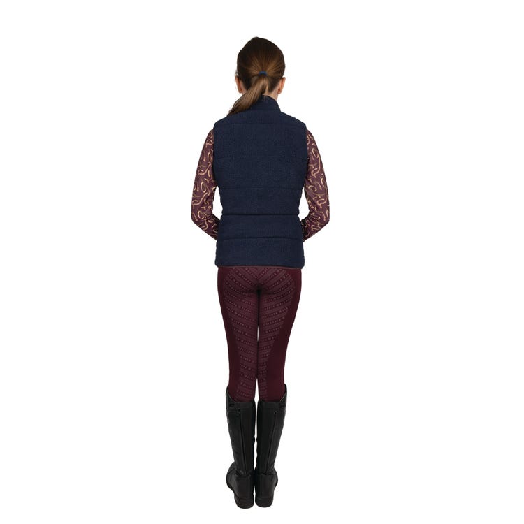 Hy Equestrian Elevate Mizs Heritage Teddy Fleece Gilet image 3